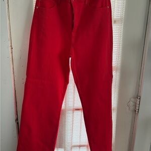 Judy Blue High-Waist Red Jeans